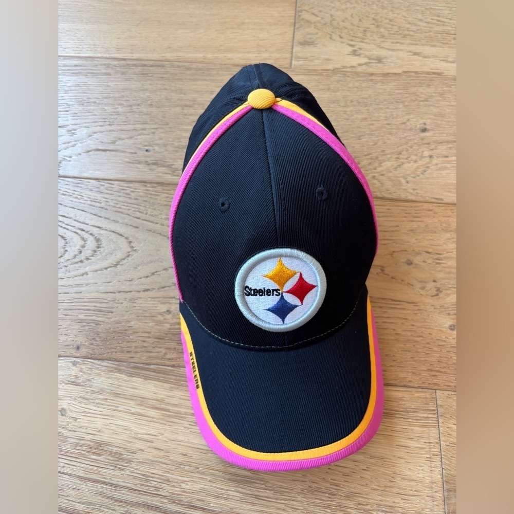 Steelers reebok breast cancer awareness hat small/medium